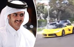 هروب شيخ قطري لتفادي اعتقاله من قبل شرطة لوس أنجلوس+ فيديو