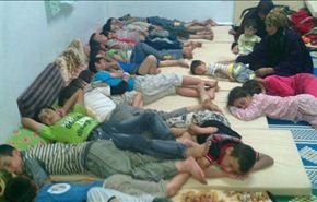 نزوح قسري لاهالي حلب جراء ممارسات المسلحين ضدهم +فيديو