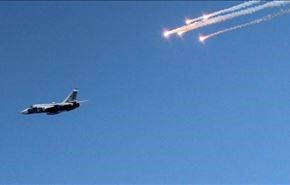 حمله هوایی روسیه به داعش در سوریه + فیلم