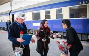 سابع قطار للسياح الاجانب في ايران يصل الى يزد