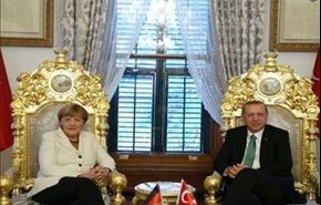 مرکل» با صندلی‌های طلای «اردوغان» غافلگیر شد+عکس