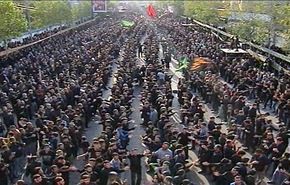 مراسم عزاء مليونية في ايران بذكرى استشهاد الإمام الحسين (ع)