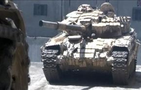فيديو؛ الجيش السوري يصيب المسلحين بمقتل ويشلهم في جوبر