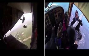 بالفيديو.. مظلي يعلق في طائرة 30 دقيقة وينجو بأعجوبة