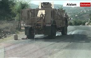 قطع مسیر تدارکاتی تروریستها درتعز یمن+فیلم