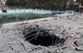 العدوان يلحق خسائر جسيمة بالبنى التحتية الرياضية في اليمن+فيديو