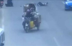 سائق تسبب فى حادث خطير وحاول الهرب..شاهد ماذا حصل!