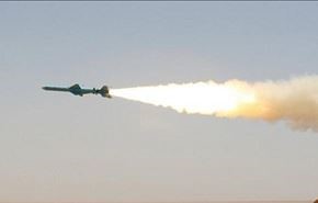پرواز موشک روسی از آسمان اربیل عراق+فیلم