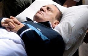 مبارک در مرکز مراقبت های ویژه بستری شد