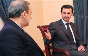 الاسد يشيد بحكمة قائد الثورة الاسلامية في دعم سوريا