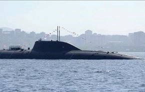 زیردریایی موشک‌انداز روسی در سواحل سوریه