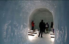 بناء اكبر نفق جليدي في العالم في ايسلندا