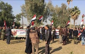 تظاهرات اهالی استان بابل عراق علیه ترکیه