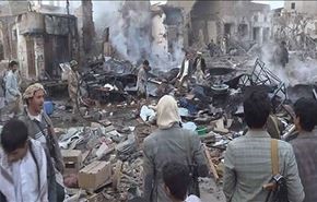 مجازر العدوان السعودي تتناثر في صنعاء وحجة وتعز ولحج