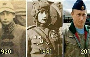 آیا پوتین "بدل"های تاریخی‌اش را شناخت؟ +عکس