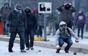 درگیری شدید دانشجویان و پلیس در ترکیه