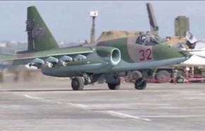 پشتیبانی هوایی سوریه از بمب افکنهای روسیه + فیلم
