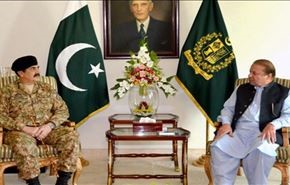 رئيس الوزراء وقائد الجيش الباكستانيان يزوران إيران الثلاثاء