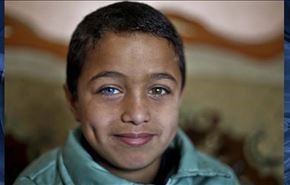 دردسر کودک فلسطینی به خاطر رنگ چشم ! + عکس