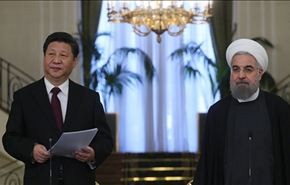 الرئيس الصيني: ايران شريك مهم للصين في الشرق الاوسط