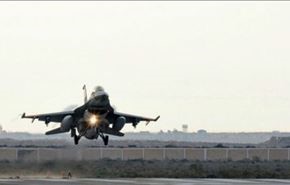 سقوط جنگنده اف 16 مصری+فیلم