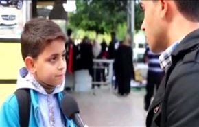 واکنش کودکان فلسطینی به پیشنهاد فریبندۀ فوتبالی + فیلم