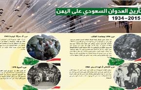 انفوجرافيك: تاريخ العدوان السعودي على اليمن