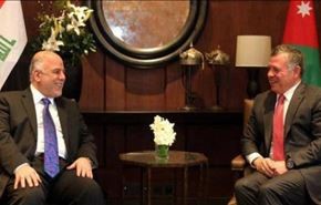 العبادي يبحث مع ملك الأردن الحرب ضد 