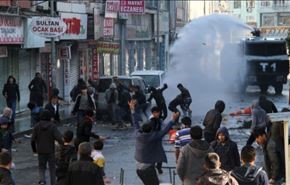 الشرطة التركية تفرق بعنف مظاهرات في مدينة دياربكر