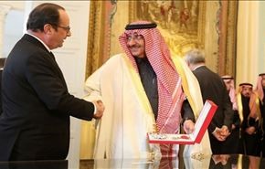 جنجالی شدن مدال ولیعهد سعودی در فرانسه