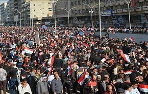 تظاهرة حاشدة لانصار التيار الصدري في بغداد تطالب بالاصلاح