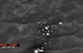 فیلم؛ موشک‌باران ارتش سوریه از نگاه پهپاد روسی