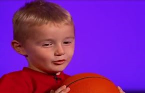 بسکتبالیست 4 ساله، همه را حیرت زده کرد