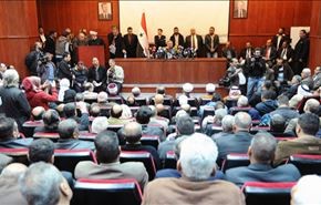 مسؤولون ووجهاء يجتمعون بمؤتمر للمصالحة في ريف دمشق