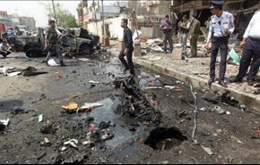 بالفيديو؛ شاهد لحظة التفجير الارهابي بملعب بابل جنوب بغداد