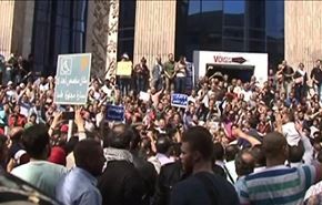 فيديو؛ شاهد تظاهرات المصريين ضد قرار منح جزيرتين للسعودية