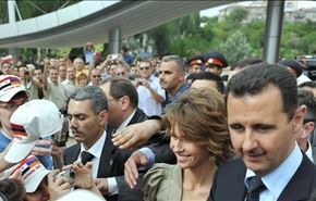 سلفی با بشار اسد و همسرش +عکس