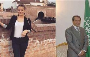 تجاوز سفیر عربستان به دختر رومانیایی + عکس