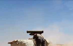 فیلم؛ حمله موشکی داعش به توپخانۀ ارتش ترکیه
