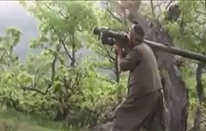 ویدئو؛ لحظه اصابت موشک پ.ک.ک به بالگرد ارتش ترکیه