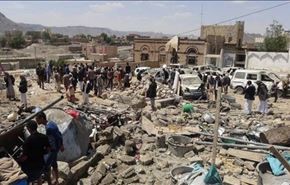 فيديو يوثق جرائم العدوان.. السعودية تستهدف عرسين في اليمن !