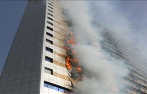 صور... اندلاع حريق هائل في فندق بمكة المكرمة
