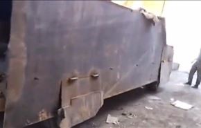 فیلمی از داخل خودروی بمبگذاری شده داعش +زیرنویس فارسی