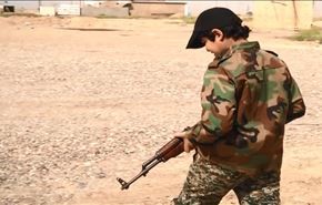 کوچک‌ترین بسیجی عراق: آمده ام داعشی بکشم + ویدئو با زیرنویس فارسی