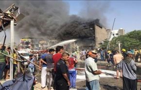 بالفيديو والصور.. تفجير وسط كربلاء