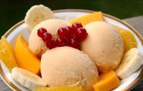 رفع عطش رمضان با ماست بستنی میوه ای