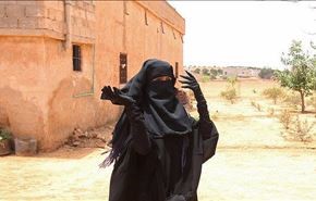 زنان مناطق تحت سلطه داعش با نقاب خود چه کردند؟+تصاویر