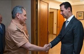 الرئيس الأسد يبحث مع وزير الدفاع الروسي محاربة الإرهاب +صور