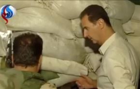 فیلم بشار اسد در صحنه های نبرد با تروریست ها