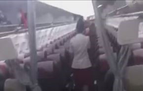 فيديو؛ هرب سياح خليجيين من داخل طائرة بعد انفجار مطار أتاتورك